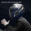 BT18 Roulette Wheel Rotation ControlMotorcycle Helmet Headset Bluetooth 5.3 Wireless Headphones Earphones IP67 Waterproof