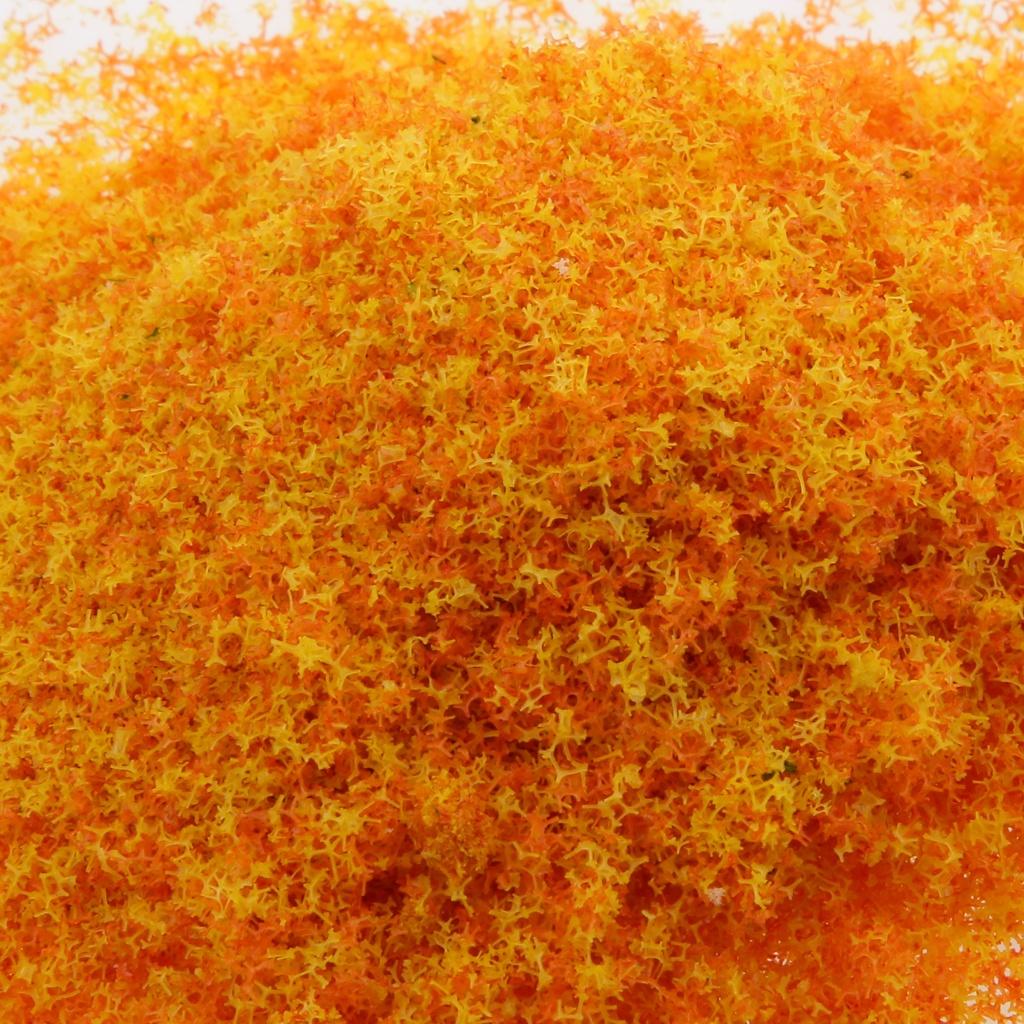 Building Mini Tree Model Leaf Leaves Foliage Model Railway Train Landscape DIY - Orange-yellow