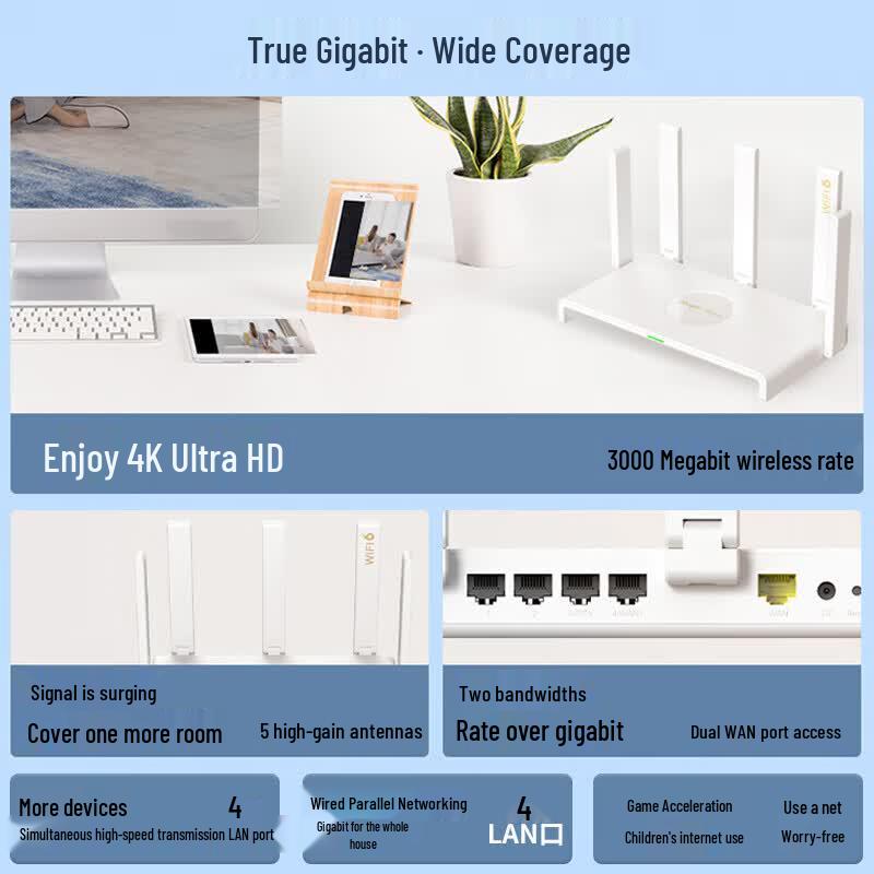 Ruijie RG-EW3000GX WiFi 6 Gigabit Mesh Router (CN version)