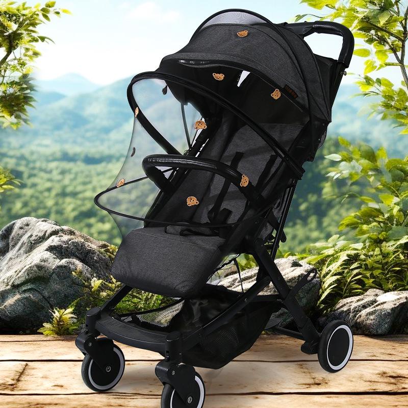Universal Zippered Baby Stroller Mosquito Net Cover