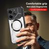 KEYSION Transparent Magnetic Case for TECNO Pova 5 Pro 5G Silicone+PC Heavy Duty Shockproof Phone Cover for for Tecno Pova 5 5G