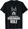 Funny Doberman Art for Men Women Doberman Pinscher T-Shirt