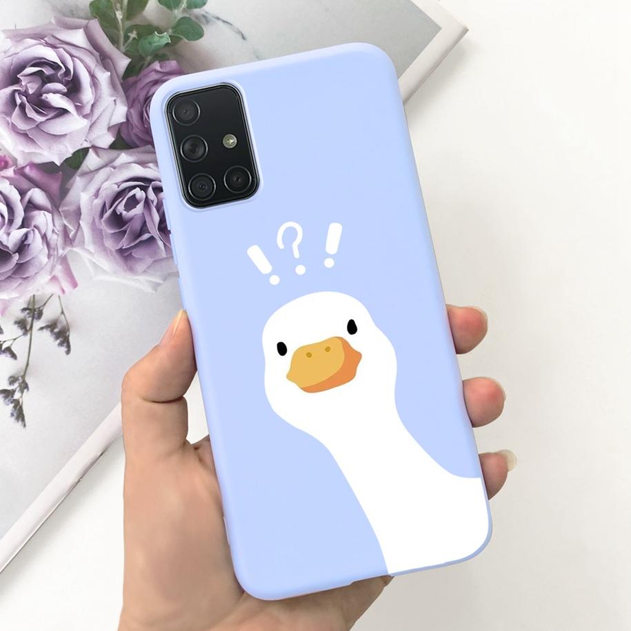 For Samsung A51 A71 A31 Phone Case Fashion Pattern Liquid Silicone Full Protection Back Cover For Samsung Galaxy A 51 71 31 Capa
