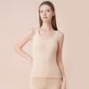 Thermal Tank Top Lined Sleeveless Undershirt Crew for Women Fleece Neck Camisole Warm Base Layer