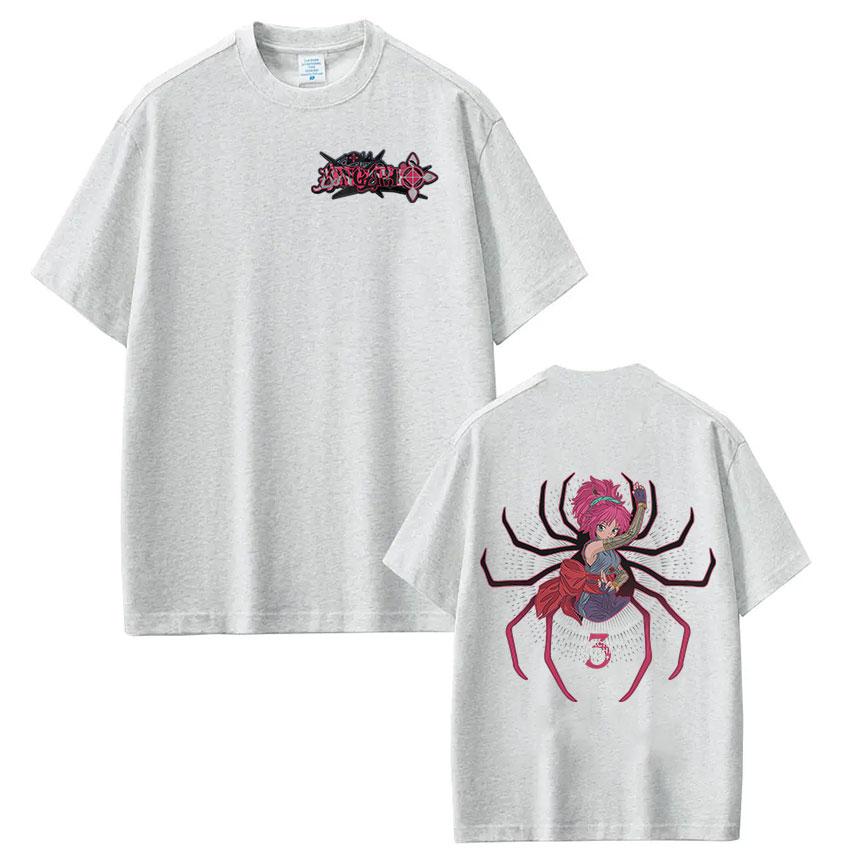 

Anime Hunter X Hunter T Shirt Spider Phantom Troupe Machi Manga Short Sleeve Tshirt Men Women Cotton Casual Loose Tshirts Tops 3XL