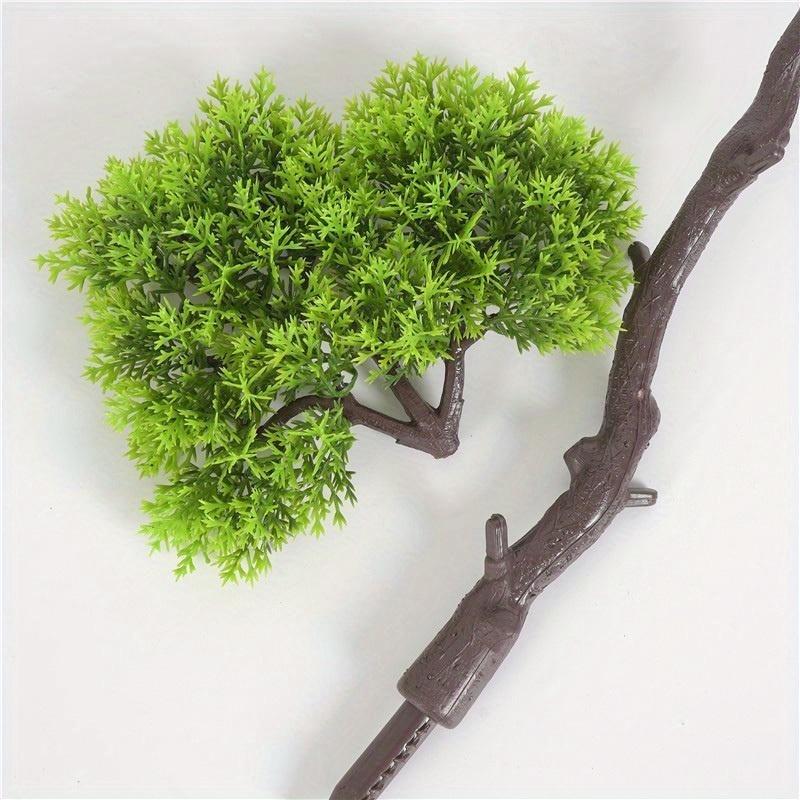 Hotell Hagedekorasjon Kunstige Planter Furu Bonsai Lite Tre Potteplanter Falske Blomster Pottepynt til Hjemmet