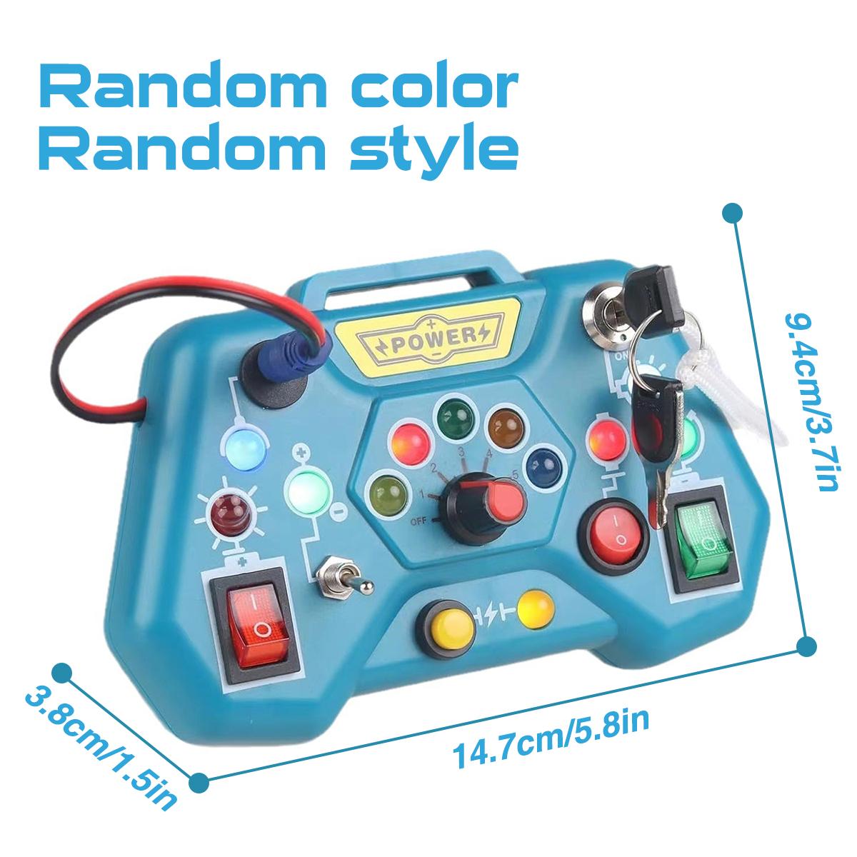 

Сенсорные игрушки Монтессори со светодиодным переключателем света, плата управления, активный отдых, детские игры для детей 2-4 лет