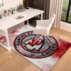 City Chiefs Emblem Printed Area Rug for Office, Chair Rug, Decorative Carpet Floor Mat, Large Size Fan gifts Christmas gifts