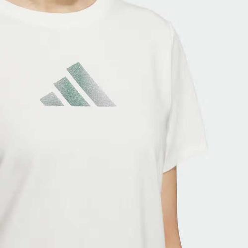 adidas sports pullover casual short-sleeve T-shirt for women,
