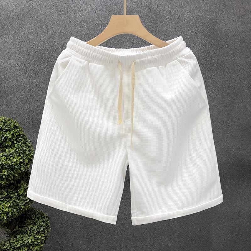 

Чоловічі білі модні вільні прямі шорти Wagef - літня колекція 2023 року XL білий