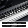 AAHB1 Car Stickers Door Sill Decals Auto Accessories For Vauxhall Zafira Mokka Astra Corsa Insignia Vectra Grandland Meriva