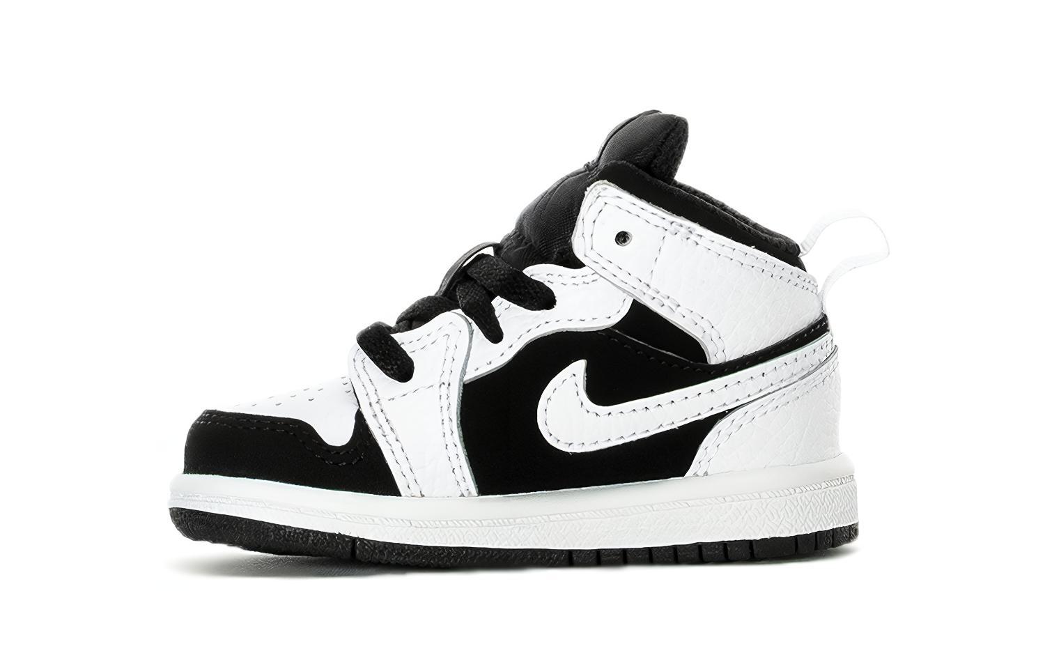 Jordan 1 Mid Белый Черный TD 640735-113 27