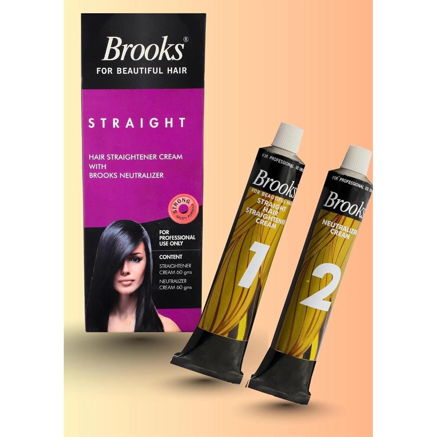 2 x Brooks Hair Straightener Cream