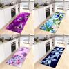 Home Kitchen Decoration Carpet Colorful Butterfly Printed Floor Mat Entrance Corridor Carpet Home Decoration