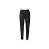 Solid Color Simple Logo Cuffed Knit Sports Pants Men Bottoms Black AJ1127-010