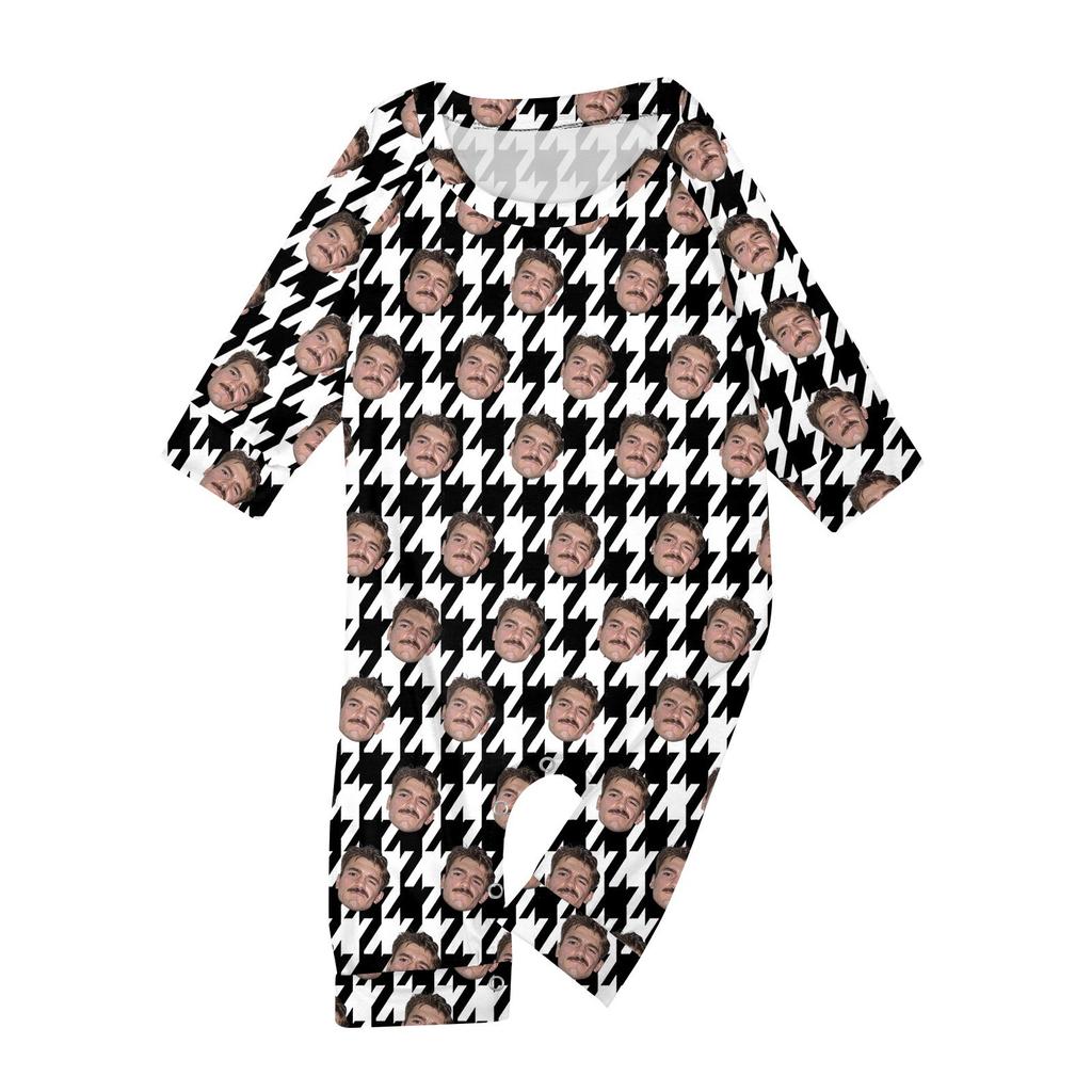 Custom Family Matching Pajama Sets Personalized Faces Funny Sleepwear For Men, Women, Kids, Baby