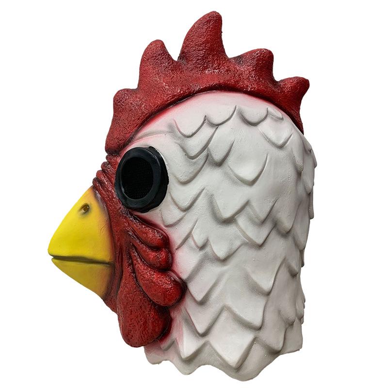 Rooster Head Mask - Funny Animal Costume for Halloween, Easter, and Parties