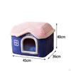 Dog Bed House Removable Cushion Anti Slip Bottom for Small Medium Large Dogs Cat Indoor Cats