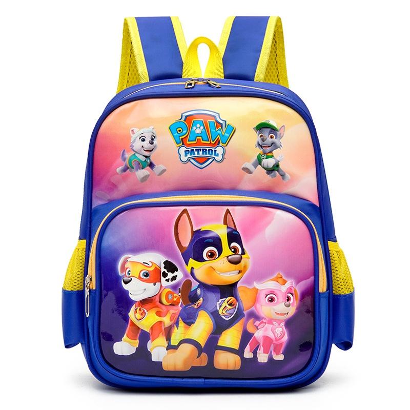 New Cartoon Kindergarten Backpack Waterproof And Durable Large Capacity Suitable For 3-8 Year Old Children Nylon Material 14-inch Size 20-35l Capacity