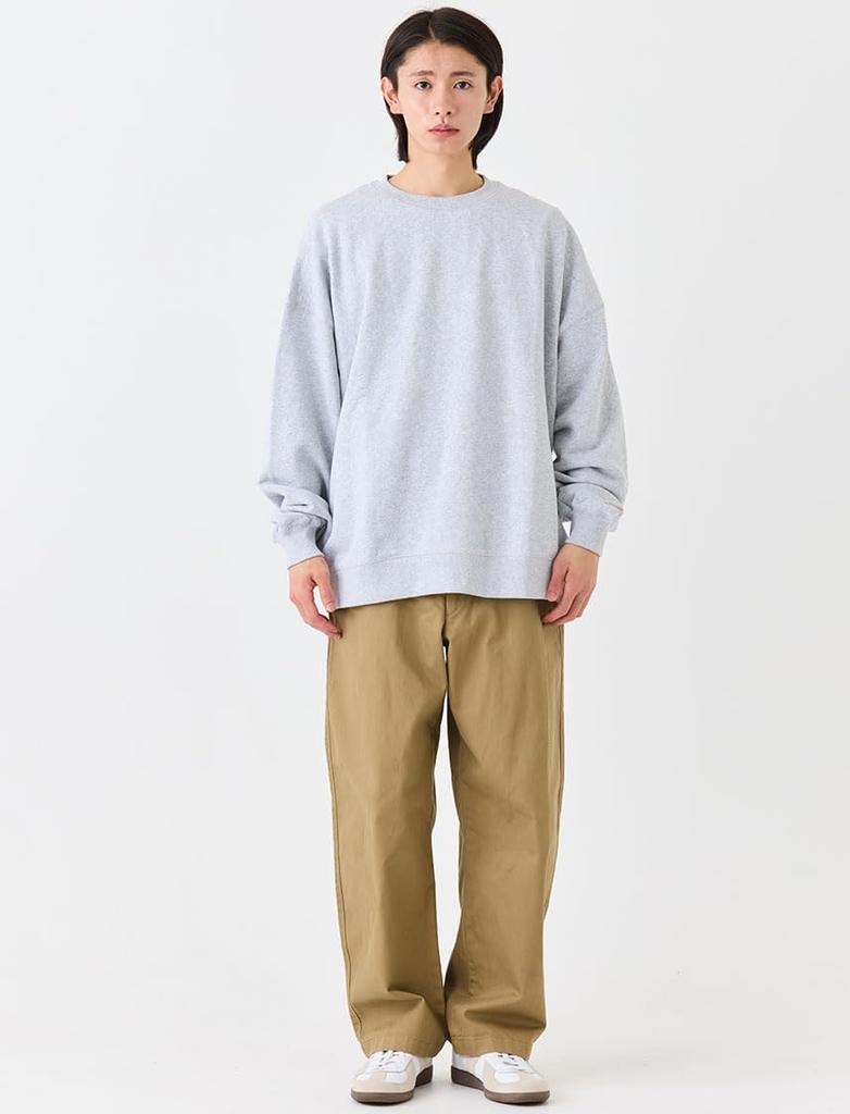 Goodwear Super Big Heavyweight 12 and Thick Solid Size Heather Gray Sweatshirt, Oz, Men's Women's, Color, XL,