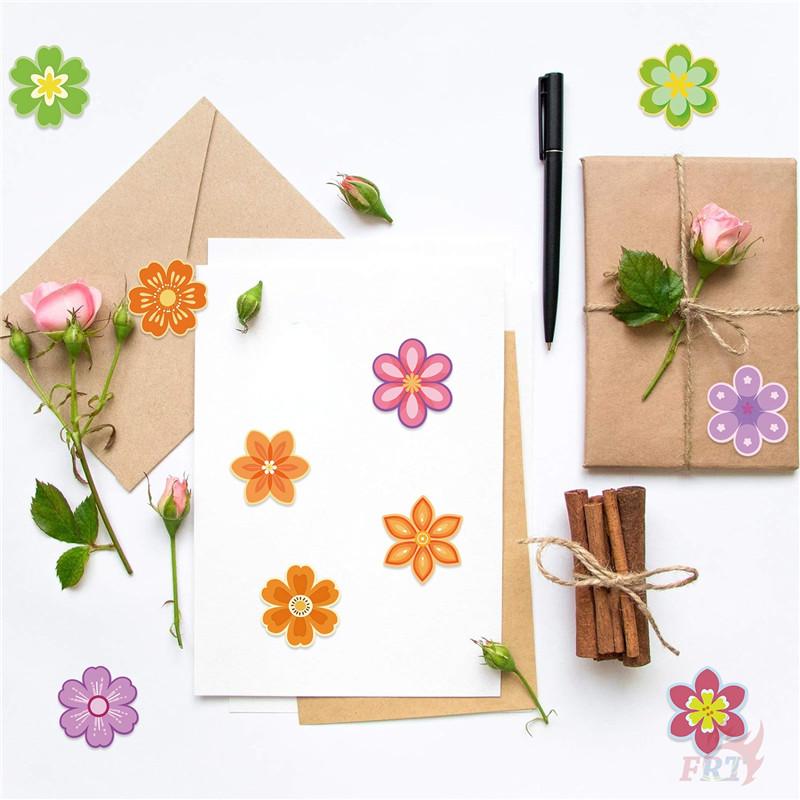 500Pcs/Roll Danish Flowers Art Kids Rewards Stickers - DIY Scrapbooks Album Decor Sealing Label Decals
