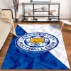 Leicester City FC Logo Rug Non-slip rug suitable for living room and bedroom sofas