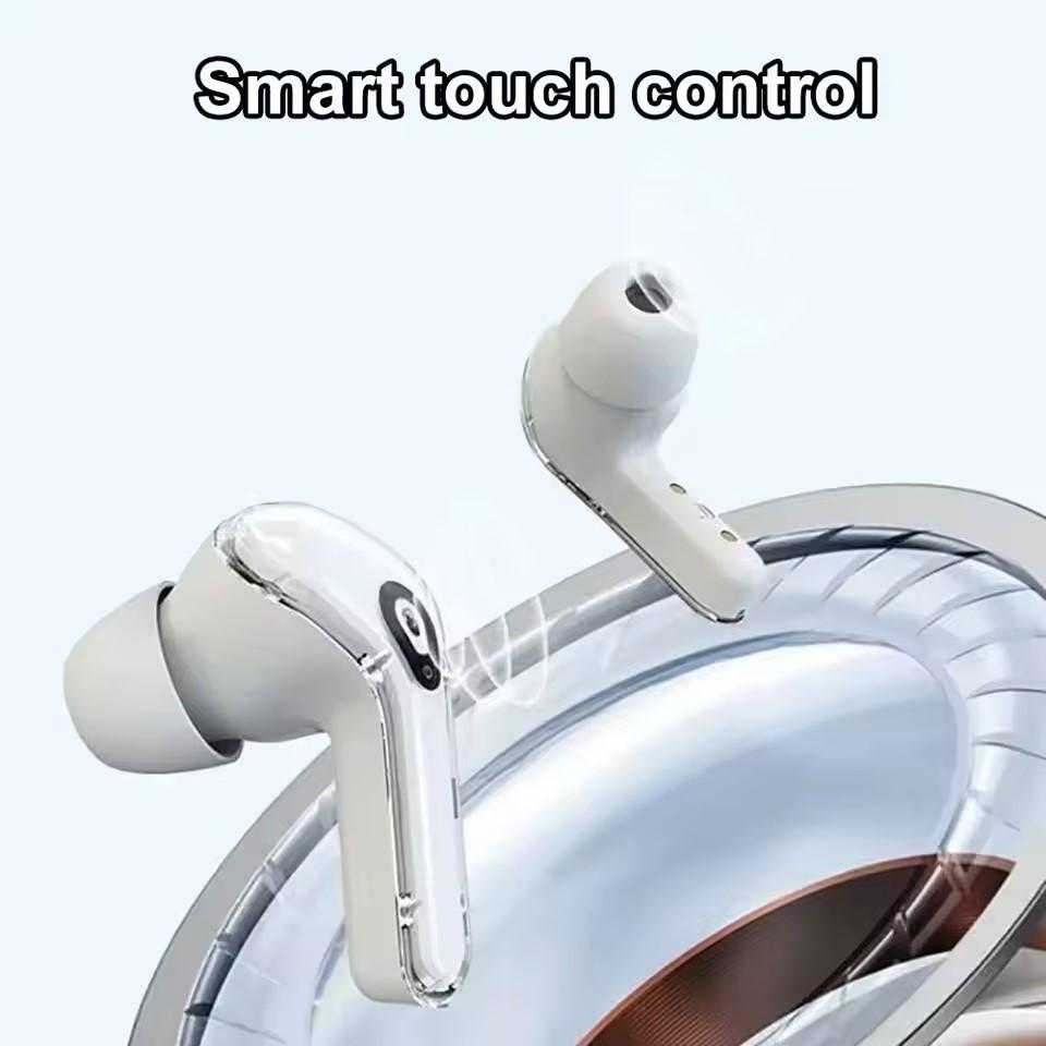 T8 PRO Tws Bluetooth Earbuds Transparent with LED Digital Display Wireless In-Ear Earphone For Xiaomi Huawei iPhone Headphone