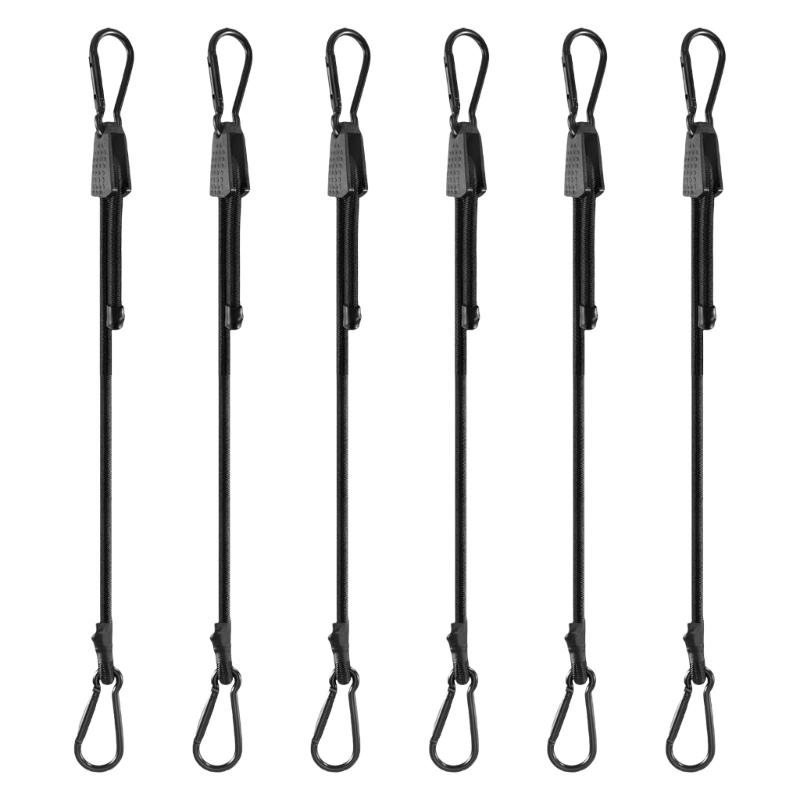Bungee Cords with Hooks Adjustable Elastic Straps Truck Tie Down Straps Upgrades for Cargo Luggage & Outdoor Activity