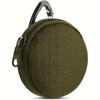 Portachiavi Portafoglio EDC da Esterno | Portamonete con Zip, Custodia per Auricolari con Gancio, Borsa da Tasca