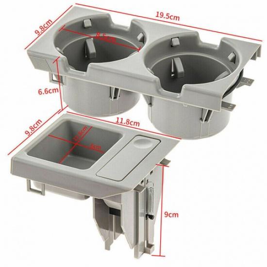 Console Gary Drink Cup Holder for BMW E46 323i 325 328 330 M3 99-06 51168248504