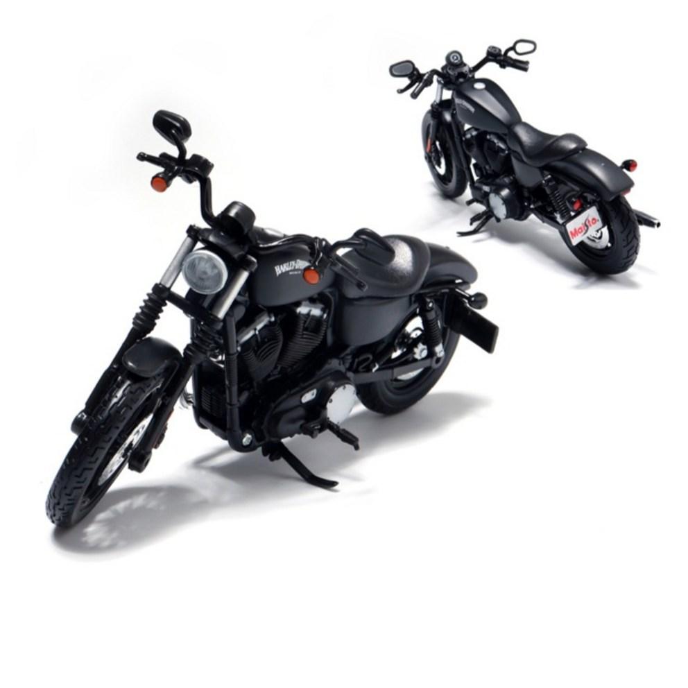 Maisto 1:12 Harley-Davidson Sportster Iron 883 Pressgjuten Motorcykelmodell (Matt Svart)