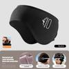 Thermo-Fleece-Stirnband fürs Radfahren, Ohrenschützer mit Brillenloch für Motorrad, Wintersport, Skifahren