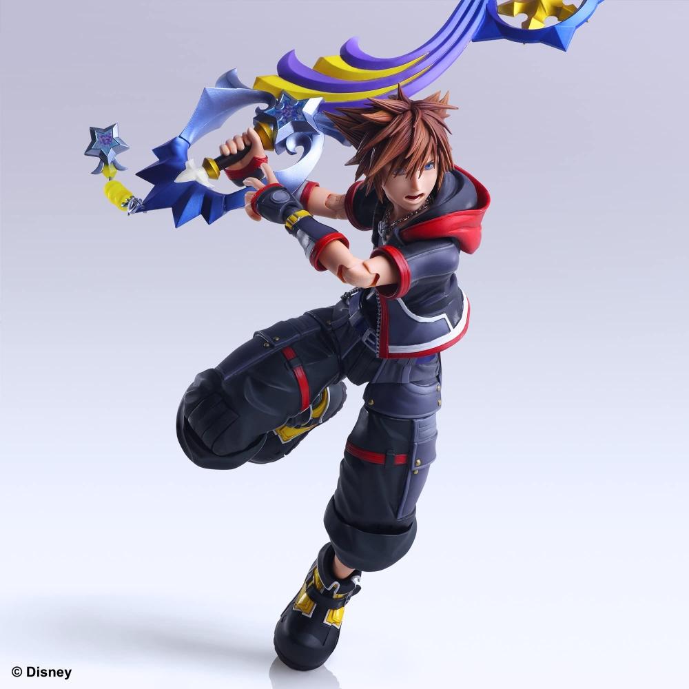 KINGDOM HEARTS III Play Arts Kai Sora ver.2 DX версия ПВХ окрашенная подвижная фигурка — фото 4