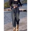 Women's Retro Distressed Wide-Leg Jeans - Spring/Autumn 2024 INS Design