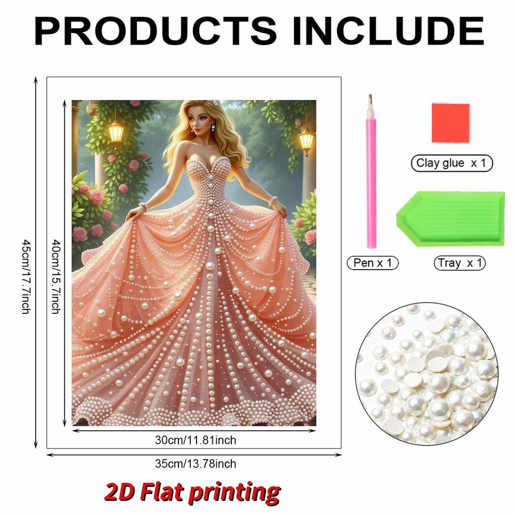 Disney Minnie Oil Painting Style Creative Pearl Painting Art 5D DIY Full Diamond Embroidery Mosaic Cross Stitch Kit Home Room Decoration