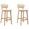 VidaXL Set of 2 Bar Stools, Pub Chair, Bistro Seat, Furniture for Dining Room Kitchen Living Room Home Interior, 289369