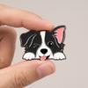 Unisex Brooch Cartoon Pet Dog Design Zinc Alloy Brooch Pin Sweater Suit Lapel Decorative Enamel Badge Outfit