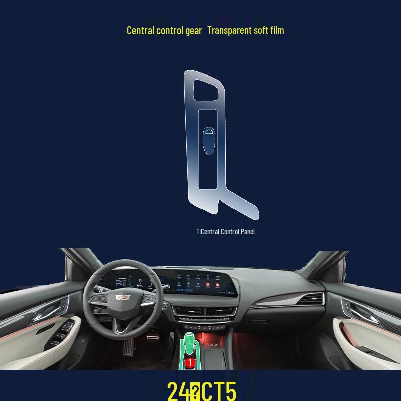2024 Cadillac CT5 Console & Navigation Screen Protector Kit