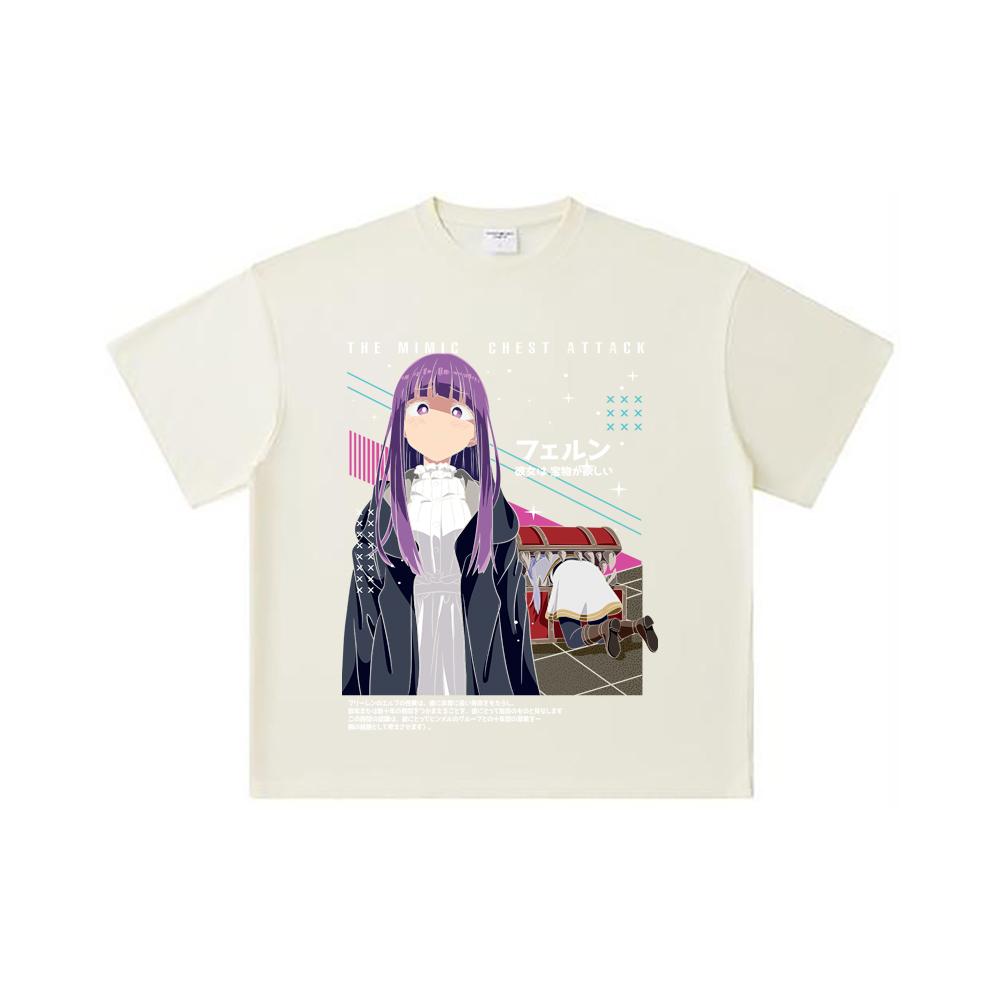 260 GSM Doppelgarn 32er Zählart 100% Baumwolle Frieren V2 Mimic Chest Attack Print Unisex Schweres Baumwoll-T-Shirt… Mehr