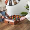 Jeu de table baby foot - mister gadget - marron