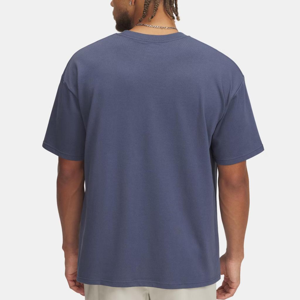 Under Armour Simple Loose Fit Short Sleeve T-Shirt Men Tops Storm-Gray 1387285-045