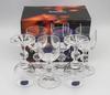 Bohemian Glass "Claudia" Liqueur and Chilled Sake Glasses, Set of 6, 40149-50-6, Dishwasher Safe, Crystallex
