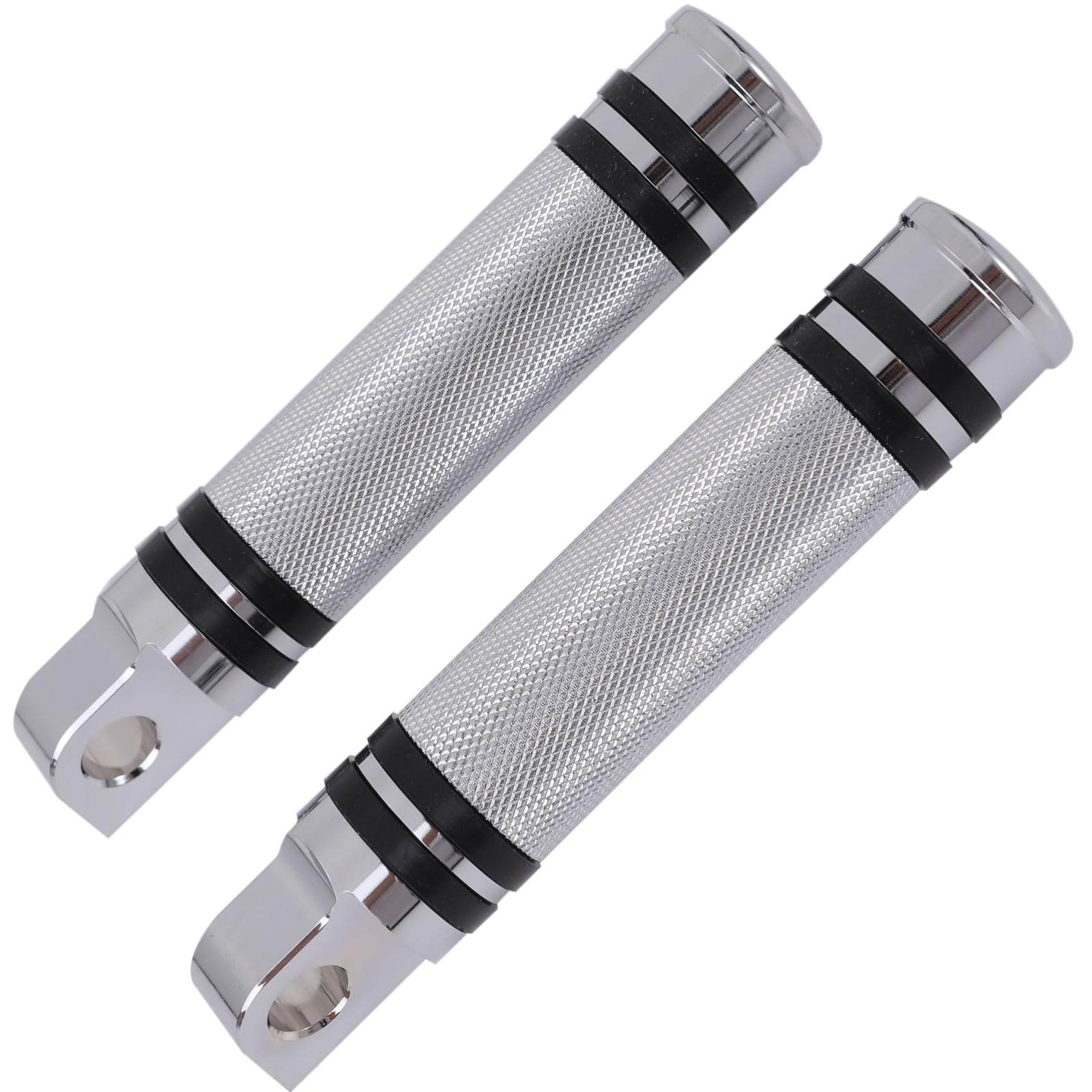 

Lebonarie Harley Foot Pegs Foot Pedals Footrest Touring Sportster Softail Dyna CNC Aluminum (Silver) срібний