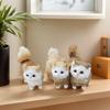Cute Realistic Kitten Plush Toy - Soft Stuffed Cat Doll, Lifelike Fake Animal Toy for Kids Girls, Valentine's Day Birthday Gift