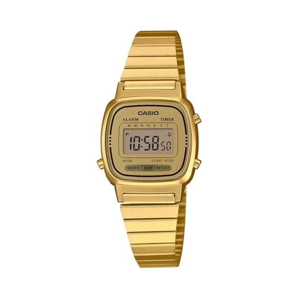 [Cio] LA-670WGA-9D Vintage Retro Digital Women s Metal Watch