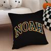 brand trendy NNOAHes Cushion Cover Throw Pillow Cover Hidden Button Durable Polyester Chair Cushion