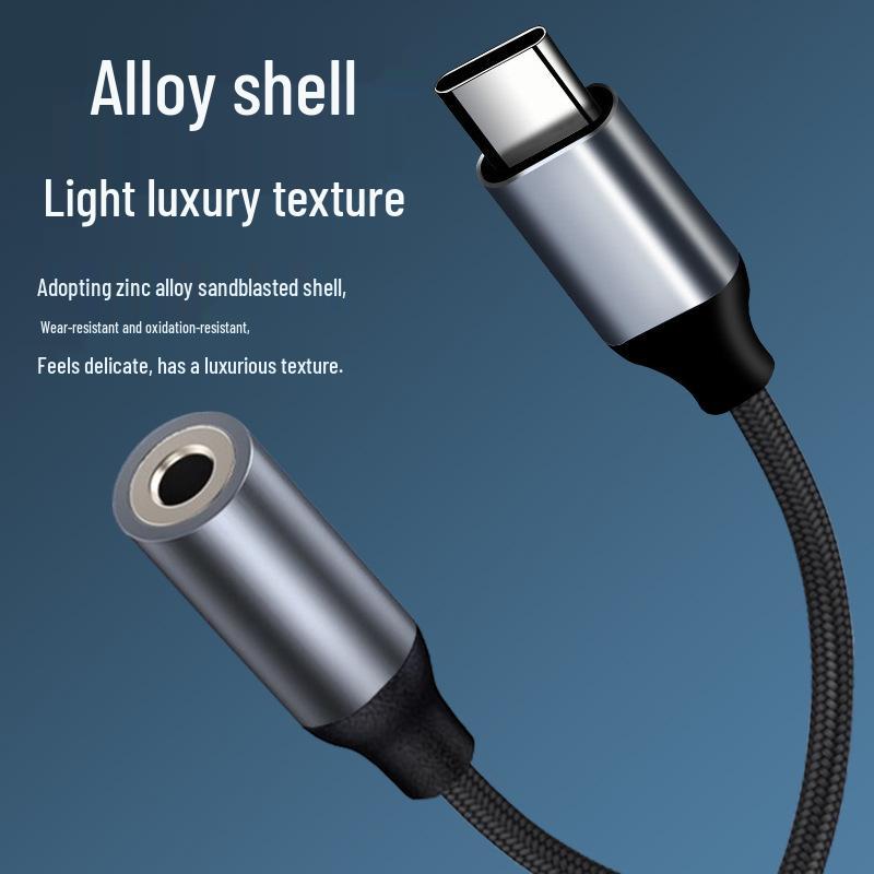 Type-C to 3.5mm Audio Adapter for Huawei, Xiaomi, Vivo Phones