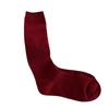 New Year'S Ankara Red Calf Socks Trend Fashion Versatile Burgundy Cotton Medium Stockings