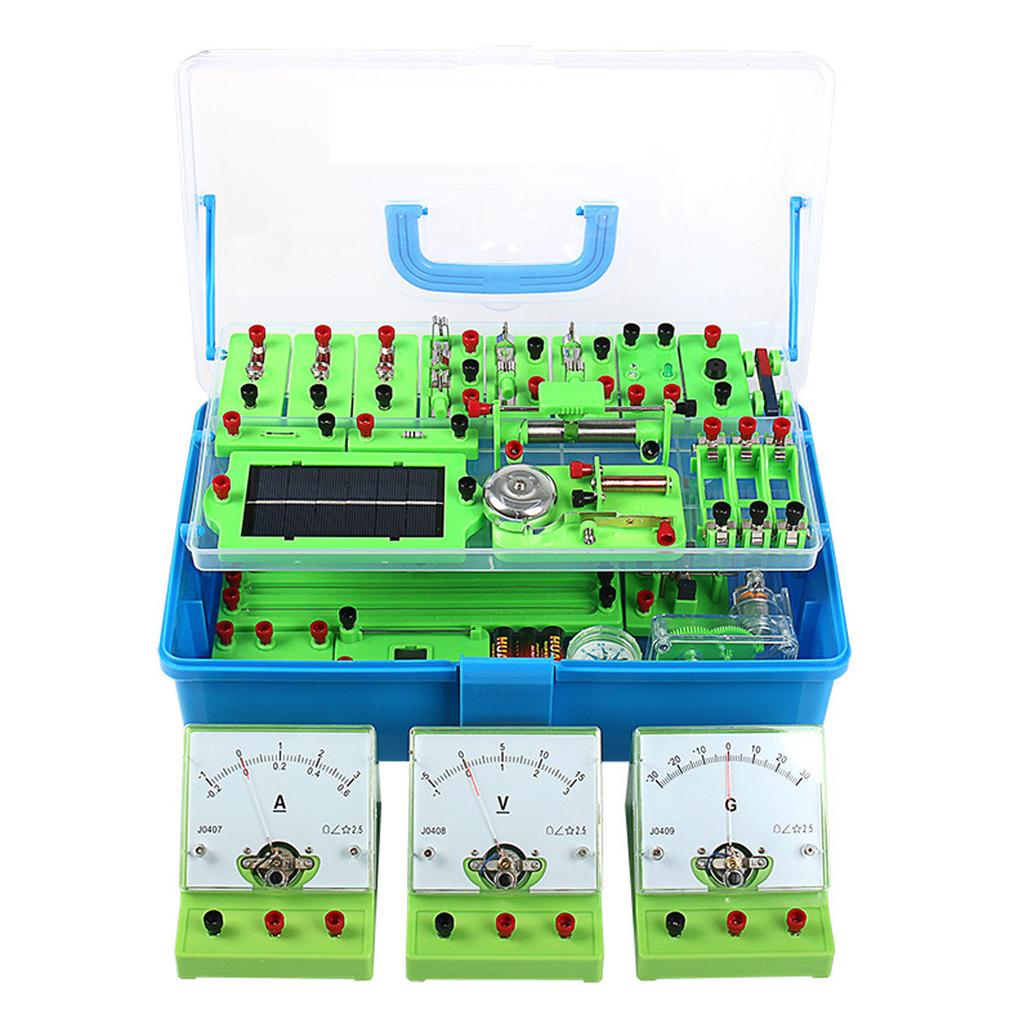 Lab Electricity Experiment Kit Junior High School Electromagnetics Physics Circuit Equipment for Teacher Student Self-Study kit