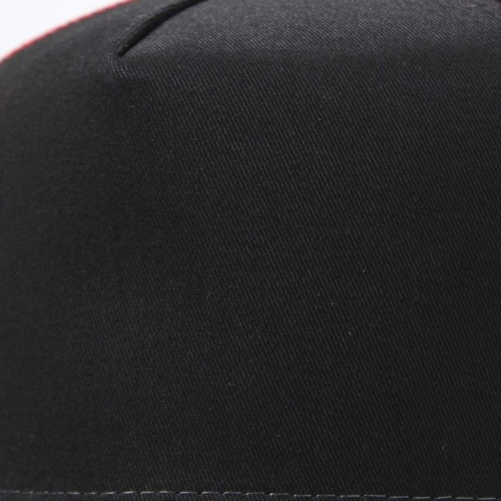 New Era 9FORTY Mesh-Kappe, Schwarz/Scharlachrot, Einheitsgröße (Einstellbar)